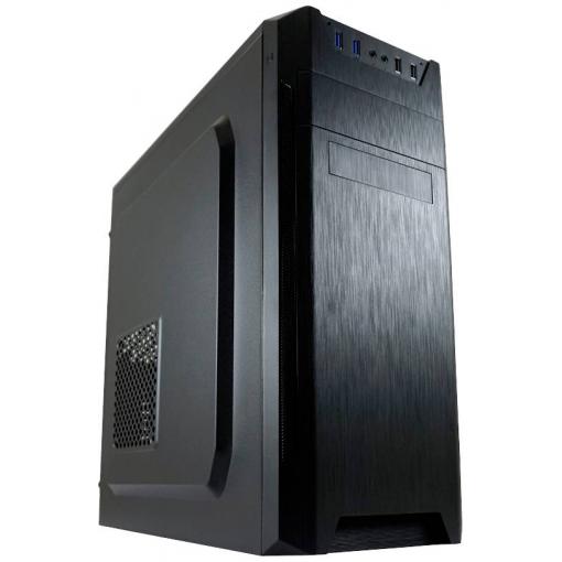 LC Power 7040B midi tower PC skříň černá boční okno