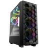 Sharkoon Sharkoon RGB Hex - Mid tower - ATX - Seitenteil mit Fenster (gehärtetes Glas) desktop PC skříň černá