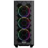 Sharkoon Sharkoon RGB Hex - Mid tower - ATX - Seitenteil mit Fenster (gehärtetes Glas) desktop PC skříň černá