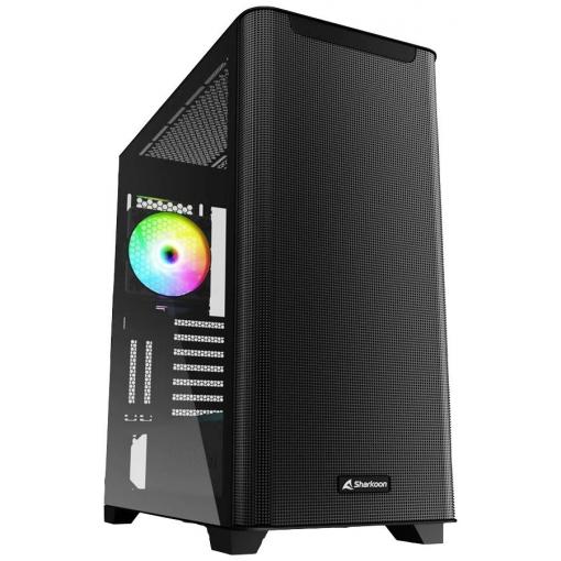 Sharkoon Sharkoon M30 RGB - Mid tower - E-ATX - Seitenteil mit Fenster (gehärtetes Glas) Full Tower PC skříň černá