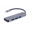 Gembird USB-C® dokovací stanice A-CM-COMBO2-01 Vhodné pro značky (dokovací stanice pro notebook): univerzální