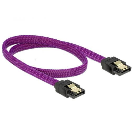 Delock pevný disk kabel 0.5 m fialová