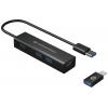 Conceptronic HUBBIES06B USB Hub 4 porty USB-A USB 3.1 Gen1 5 GBit/s černá HUBBIES06B