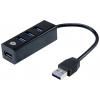 Conceptronic HUBBIES04B USB Hub 4 porty USB-A USB 3.1 Gen1 5 GBit/s černá HUBBIES04B