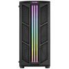 AeroCool Prime-G-BK-v2 midi tower PC skříň černá boční okno