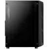 AeroCool Prime-G-BK-v2 midi tower PC skříň černá boční okno
