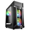 Sharkoon Sharkoon VG6-W RGB - Tower - ATX - Seitenteil mit Fenster (Acryl) midi tower PC skříň černá