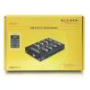 Delock 61860 USB Hub 8 portů sériové (9pólové) USB 2.0 480 MBit/s černá Delock USB 2.0 to 8 x Serial Adapter - Serieller Adapter