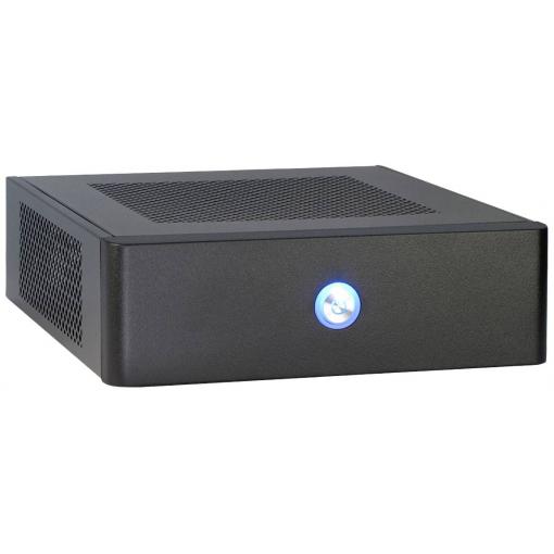 Inter-Tech ITX-601 desktop PC skříň černá s větracími drážkami