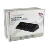 LC Power LC-HUB-2B-7 USB Hub 6 portů USB-A USB 3.0 5 GBit/s černá LC-HUB-ALU-2B-7