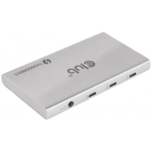 club3D Dokovací stanice pro notebook Thunderbolt™ 4 Club 3D Thunderbolt 4 Portable 5-in-1 Hub with Smart Power