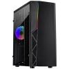 Inter-Tech B-02 RGB tower PC skříň černá
