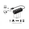 Equip 128955 USB Hub 4 porty USB-A USB 2.0 480 MBit/s černá 128955