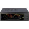 Inter-Tech JX-500 mini tower PC skříň černá s větracími drážkami