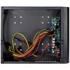 Inter-Tech JX-500 mini tower PC skříň černá s větracími drážkami
