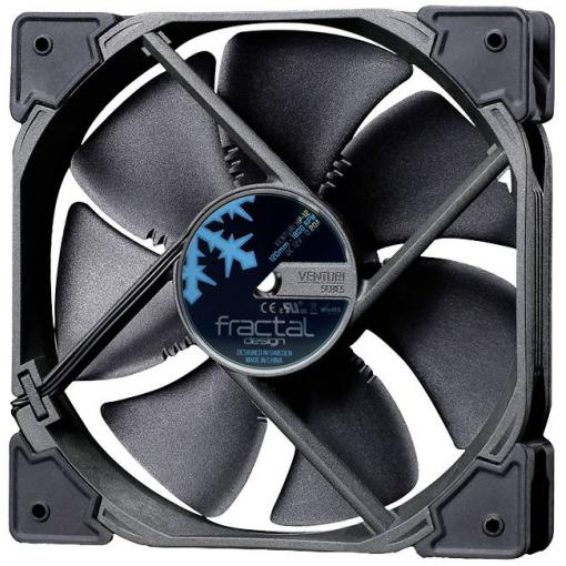 Fractal Design Fractal Design Venturi Series HP-12 PWM - Gehäuselüfter PC větrák s krytem černá, šedá (š x v x h) 120 x 120 x 25 mm
