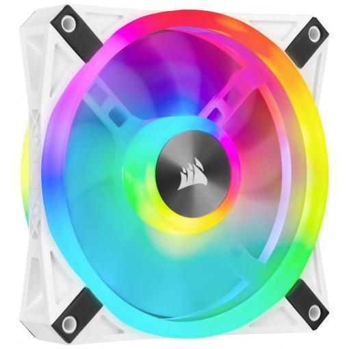 Corsair iCUE QL120 PC větrák s krytem bílá (š x h) 120 mm x 25 mm