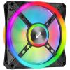 Corsair CORSAIR iCUE QL140 RGB - System Schrank-Gebläseset PC větrák s krytem černá, šedá