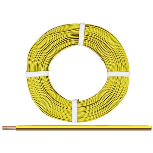 Donau Elektronik 250-38-25 lanko/ licna 2 x 0.50 mm² žlutá, hnědá 25 m