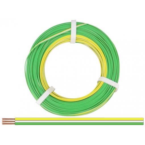 Donau Elektronik 325-354-25 lanko/ licna 3 x 0.25 mm² + 3 x 0.25 mm² žlutá, bílá, zelená 25 m