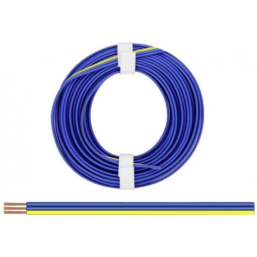 Donau Elektronik 325-223 lanko/ licna 3 x 0.25 mm² + 3 x 0.25 mm² modrá, žlutá 5 m