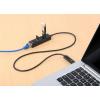 Manhattan 180894 USB Hub 4 porty USB-A, RJ45 USB 3.0 5 GBit/s s vestavěnou síťovou přípojkou černá 180894