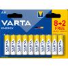 Baterie Varta ENERGY 4106, AA/R06 alk. B10 cena za balení 10 ks