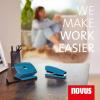 Novus Office 025-0654 kancelářská děrovačka B 220 COLOR ID 2.0 petrolejová 20 listů (80 g/m²)