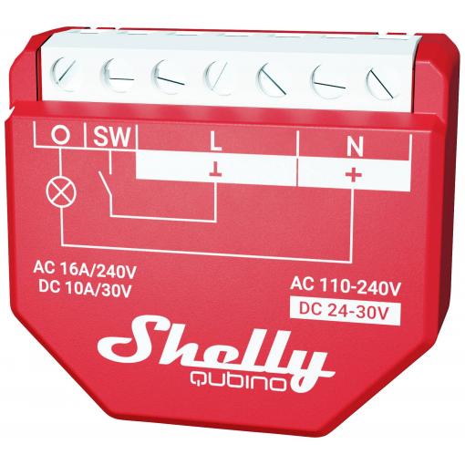 Shelly Shelly Qubino Wave 1PM spínač pohonu Z-Wave, Z-Wave+