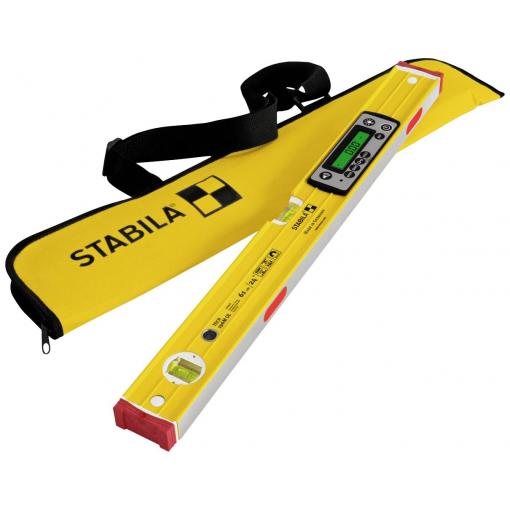 Stabila TECH 196M DL 19823 digitální vodováha s magnetem, S protiskluzovou ochranou, Vč. brašny 61 cm 0.5 mm/m