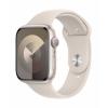 Apple Watch Series 9 GPS 45 mm hliníkový plášť sportovní náramek Starlight (hvězdný svit) S/M
