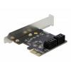 Delock Delock - Speicher-Controller - SATA 6Gb/s - Low-Profile karta PCI-Express SATA 6 Gb/s PCIe