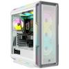 Corsair iCUE 5000T RGB midi tower PC skříň bílá
