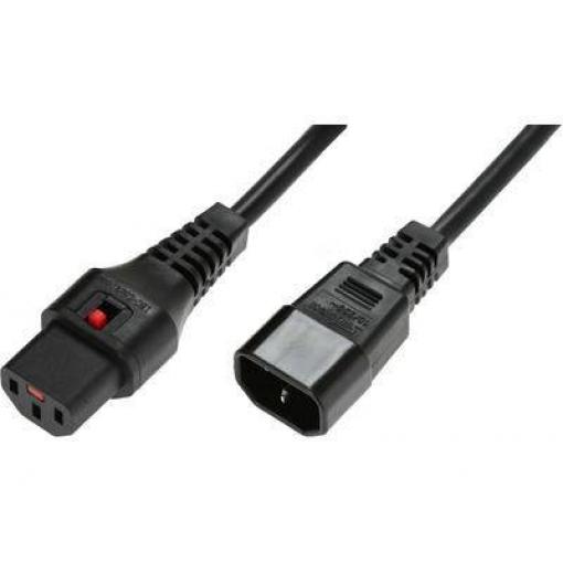 MicroConnect napájecí kabel 3 m černá