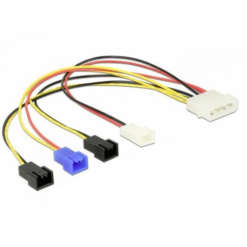 Delock napájecí kabel 0.2 m vícebarevná
