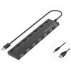 Conceptronic HUBBIES08B USB Hub 7 portů USB-A USB 2.0 480 MBit/s černá HUBBIES 7-Port-USB-2.0-Hub