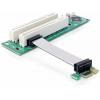 Delock PCI-E/2x PCI 2 porty rozšiřující karta M Key Riser Card PCIe