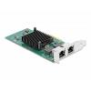 Delock 89021 karta PCI-Express PCIe vč. nízkoprofilového krycího plechu na prázdný slot
