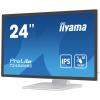 Iiyama 24 WHITE Bonded PCAP dotykový monitor Energetická třída (EEK2021): E (A - G) 60.5 cm (23.8 palec) 1920 x 1080 Pixel 16:9 14 ms HDMI™, DisplayPort, USB