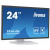 Iiyama 24 WHITE Bonded PCAP dotykový monitor Energetická třída (EEK2021): E (A - G) 60.5 cm (23.8 palec) 1920 x 1080 Pixel 16:9 14 ms HDMI™, DisplayPort, USB
