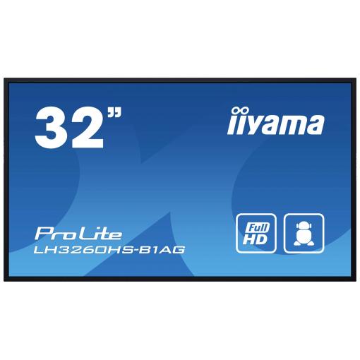 Iiyama PROLITE LH3260HS-B1AG displej Digital Signage Energetická třída (EEK2021): G (A - G) 80 cm 31.5 palec 1920 x 1080 Pixel 24/7