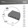 Digitus DN-95128-1 PoE extender 1 GBit/s IEEE 802.3af (12.95 W), IEEE 802.3at (25.5 W), IEEE 802.3bt, IEEE802.3af (15,4 W), IEEE802.3at (30 W)