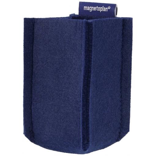 magnetoplan magnetický držák na tužku magnetoTray SMALL (š x v x h) 60 x 100 x 60 mm modrá 1227614