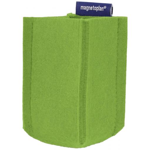 magnetoplan magnetický držák na tužku magnetoTray SMALL (š x v x h) 60 x 100 x 60 mm zelená 1227605