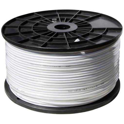 Shiverpeaks BS90-10001 koaxiální kabel, vnější Ø: 6.90 mm, 75 Ω, 120 dB, bílá, 100 m