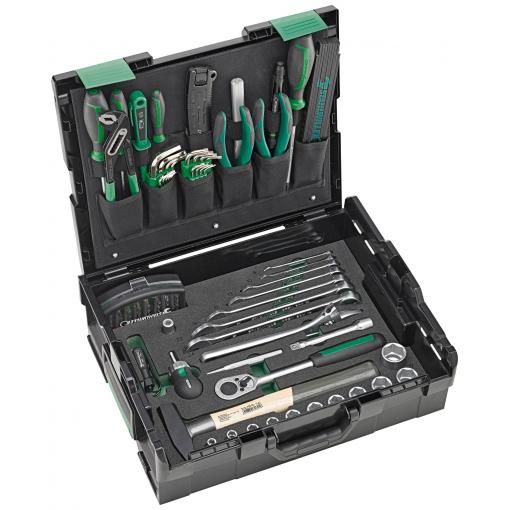 Stahlwille STW L-BoXX Industrieset 97830701 box s nářadím, plast ABS , černá, zelená