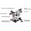 Metabo 613254900 kapovací pila, průměr listu 254 mm, uchycení 30 mm, 1450 W