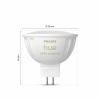 Philips Hue LED žárovka 8719514491588 Energetická třída (EEK2021): G (A - G) Hue White Ambiance GU5.3