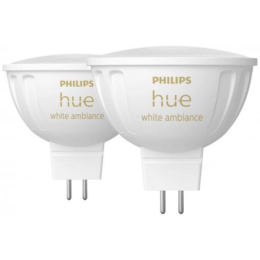 Philips Hue LED žárovka 8719514491588 Energetická třída (EEK2021): G (A - G) Hue White Ambiance GU5.3