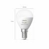 Philips Hue LED žárovka 8719514491229 Energetická třída (EEK2021): F (A - G) Hue White & Color Ambiance Luster E14 5.1 W